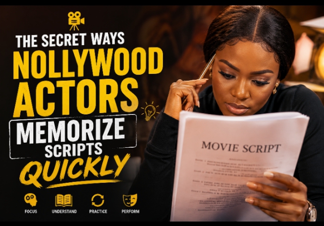 How Nollywood Actors Memorize Long Scripts